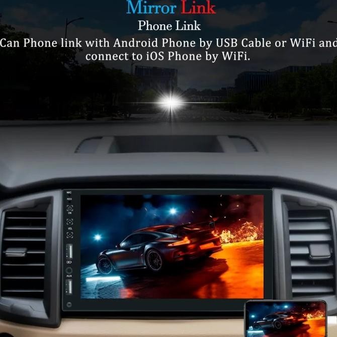 New Headunit Bluetooth Single Din Android Head Unit Radio Car Universal