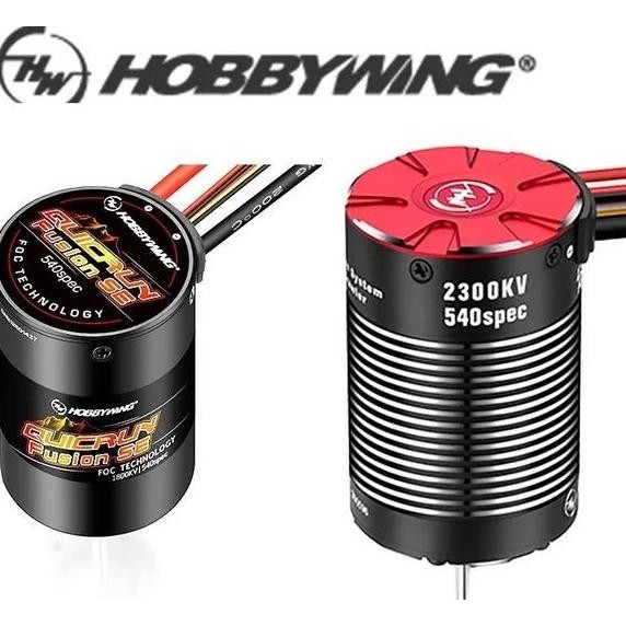 Hobbywing Quicrun Fusion Pro 540 2300Kv 60A Fusion Se 1800Kv Brushless Combo Co