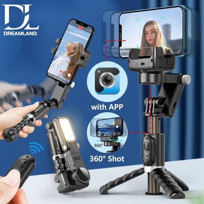 Gimbal Stabilizer Handphone Gimbal Stabilizer Tongsis Bluetooth Tripod/Stabilizer Smartphone Gimbal