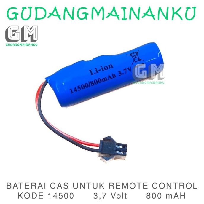 Baterai Cas Charge Mobil Remote Control Ukuran Aa 14500 3,7 Volt Co