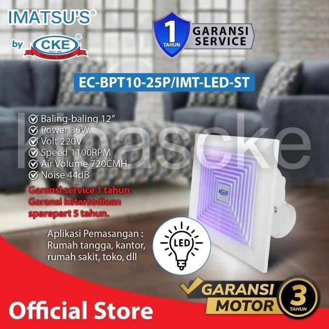 EXHAUST FAN 12 INCH / KIPAS PLAFON / EXHAUST PLAFON / CEILING EXHAUST IMATSU