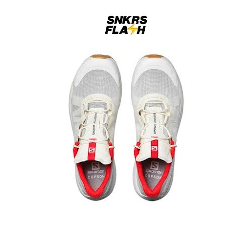 SALOMON X Copson Ultra Raid White Red Sepatu Outdoor Pria - 417167 - Size 44.7