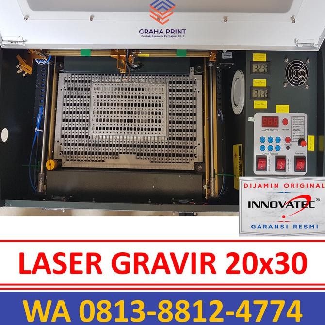 MESIN LASER CUTTING 2030 INNOVATEC ALAT GRAFIR AKRILIK KERTAS TRIPLEK ORIGINAL DAN TERPERCAYA