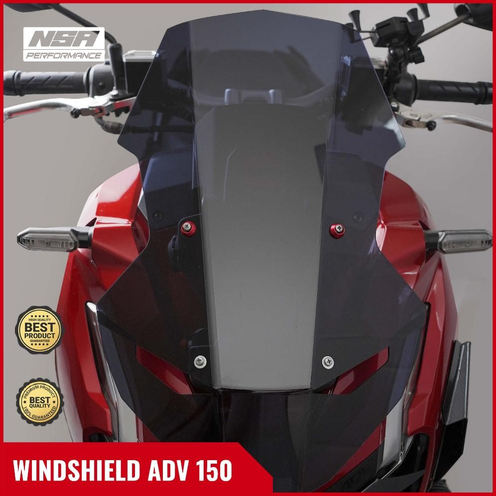 NSA Windshield Adv 150-160 Visor Adv Tdr Tameng Depan Honda Adv 150 Adv 160 Adv 160/150 Honda Adv