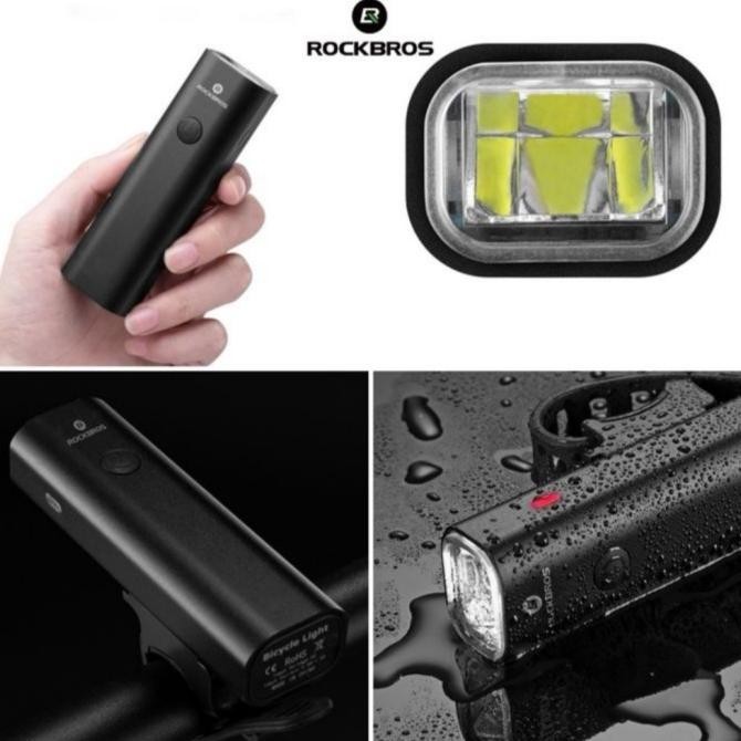 LAMPU DEPAN SEPEDA ROCKBROS ORIGINAL | SEPEDA LIPAT | MTB | ROADBIKE