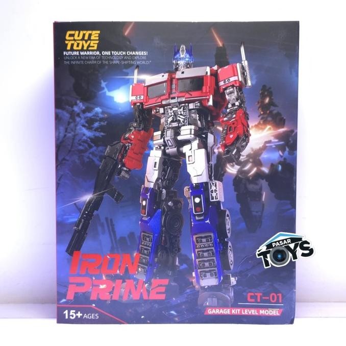 Cute Toys Ct-01 Iron Prime Optimus Prime Rotb Mainan Robot Co