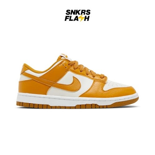 NIKE Dunk Low Next Nature Phantom Gold Sepatu Sneakers Wanita - DN1431001