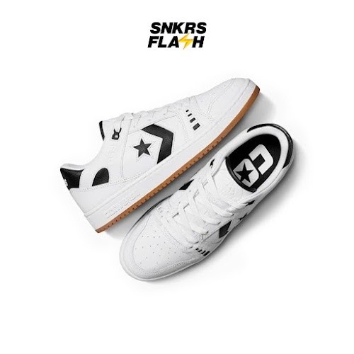 CONVERSE As 1 Pro White Black Sepatu Sneakers Unisex - A07318C - Size 37