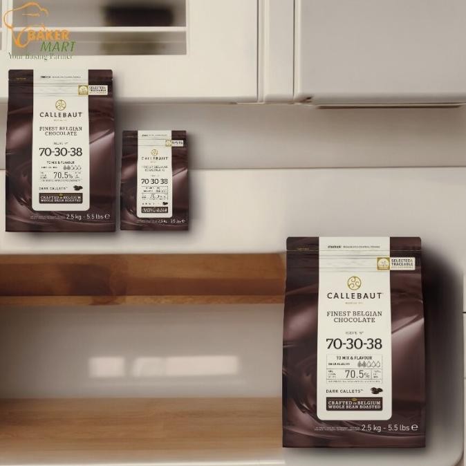 

Promo Callebaut 70% Dark Chocolate Couveture 250 Gram