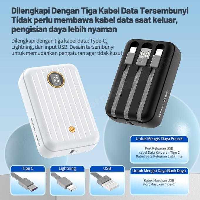 Kivee mini Powerbank Sniper 10000 mAh  External PowerBank Portable