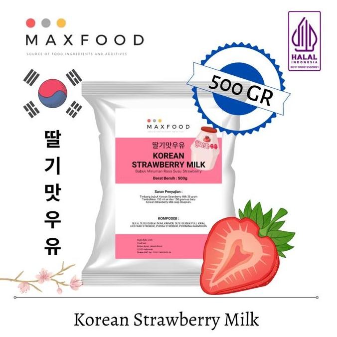 

Spesial Promo/ Korean Strawberry Milkshake Drink / Bubuk Minuman Serbuk Rasa Susu Stroberi Korea 500 Gram [Terlaris/Terbaru/Recommended]