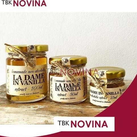 

Murah Vanila Pasta La Dame / Ekstrak Vanilla Paste & Vanilla Bean Non Alkohol / Pasta / Perisa