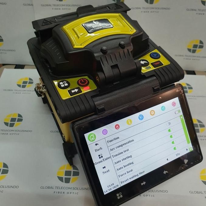 Splicer FO IOT-8S FTTH 6 Motor Touchscreen Garansi 3 Th VGroove Copper