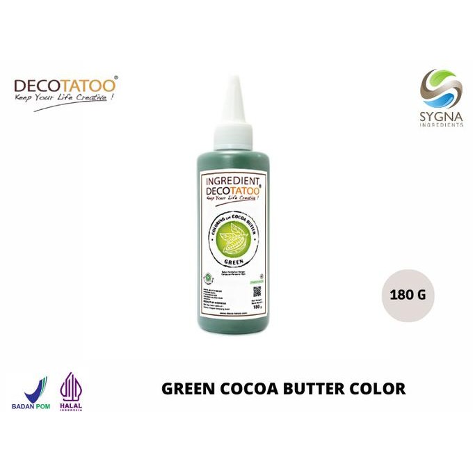 

Murah Pewarna Makanan - Cocoa Butter Green Color - Decotatoo