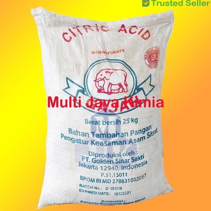 

Sale Citric Acid Monohydrate / Asam Sitrat 25Kg