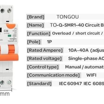 Terjangkau Rcbo Wifi Rcbo Led , Smart Rcbo, Smart Elcb Mcb