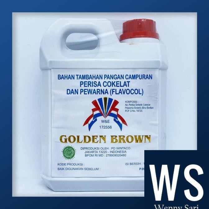 

Promo Perisa+Pewarna Coklat Flavocol Golden Brown 1 L