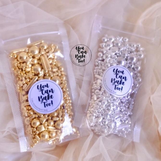 

Murah Sprinkle Mix Square Tirangle Ceres Pearl Star (100Gr)