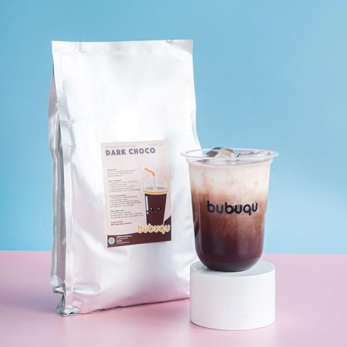 

Grosir 1Kg Bubuqu Dark Chocolate Powder Drink - Minuman Bubuk Coklat Pahit