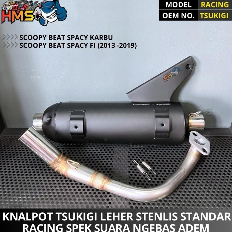 KNALPOT TSUKI BEAT SCOOPY FI POP STREET SPACY VARIO 110 LED GENIO XEON KARBU RC VARIO 150 125 AEROX 