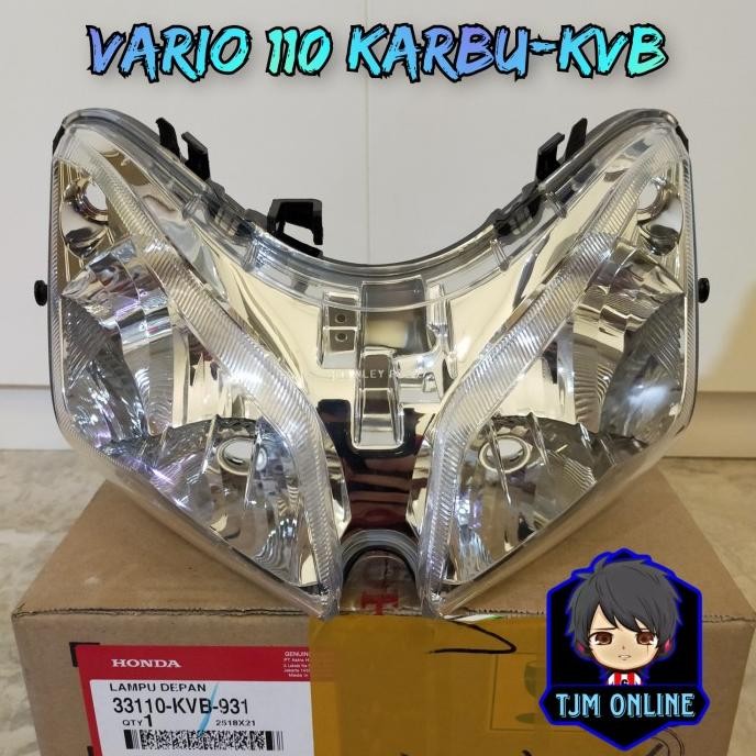 REFLEKTOR LAMPU DEPAN VARIO 110 KARBU 33110-KVB-931 ORIGINAL AHM 100%