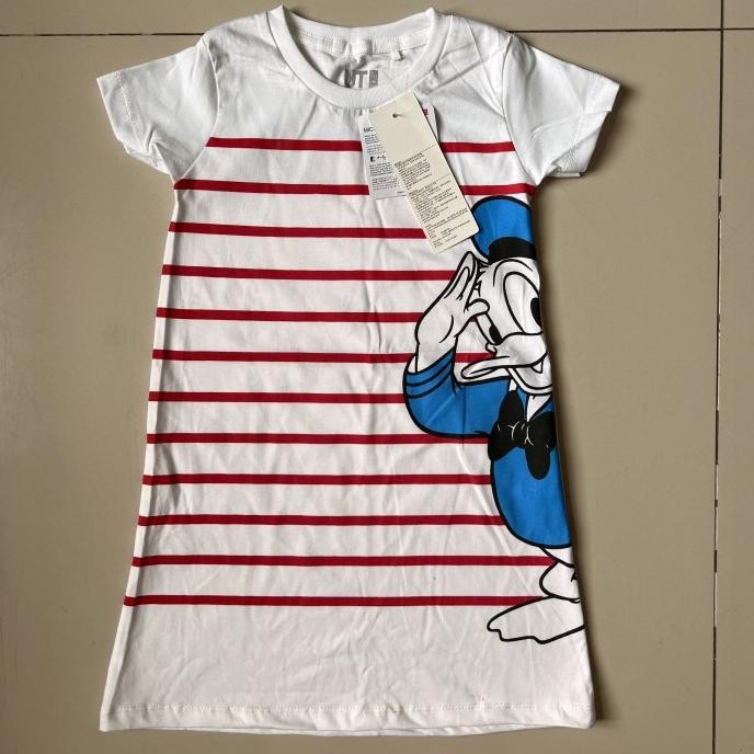 Dress Santai Anak Perempuan Disney Uniqlo Donald