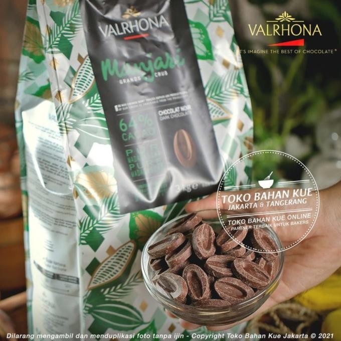 

Murah Valrhona Manjari 64% Dark Chocolate 3Kg Sak Couverture Cokelat Cocoa