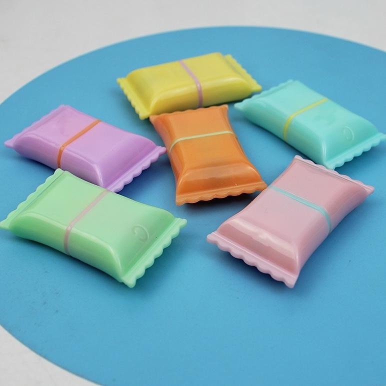 

HRN-813 y-76 TOKOJUJUR CR09 Stabilo Highlighter Warna Lucu Bentuk Permen Sosis Pensil 2 Arah Set Original Murah