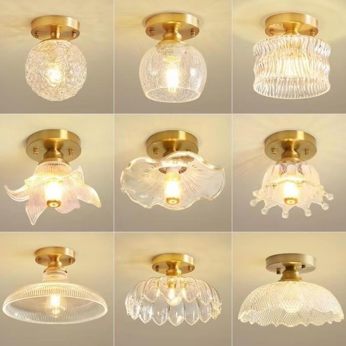 Lampu Plafon Kristal Lampu Hias LED Mewah