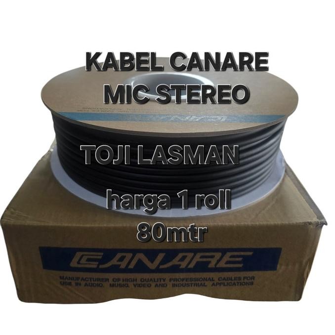 Baru ( KABEL MIC CANARE 1 ROLL )    use for  CABLE MICROFON MIXER GITAR XLR AKAI SPIKON geisler  kit