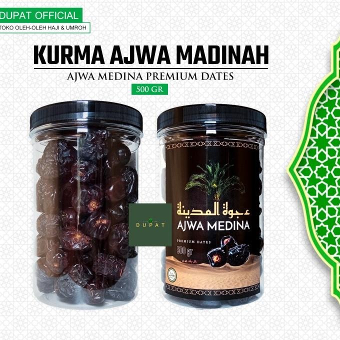

Promo Kurma Ajwa Madinah 500 Gr / Kurma Nabi Asli / Ajwa Medina