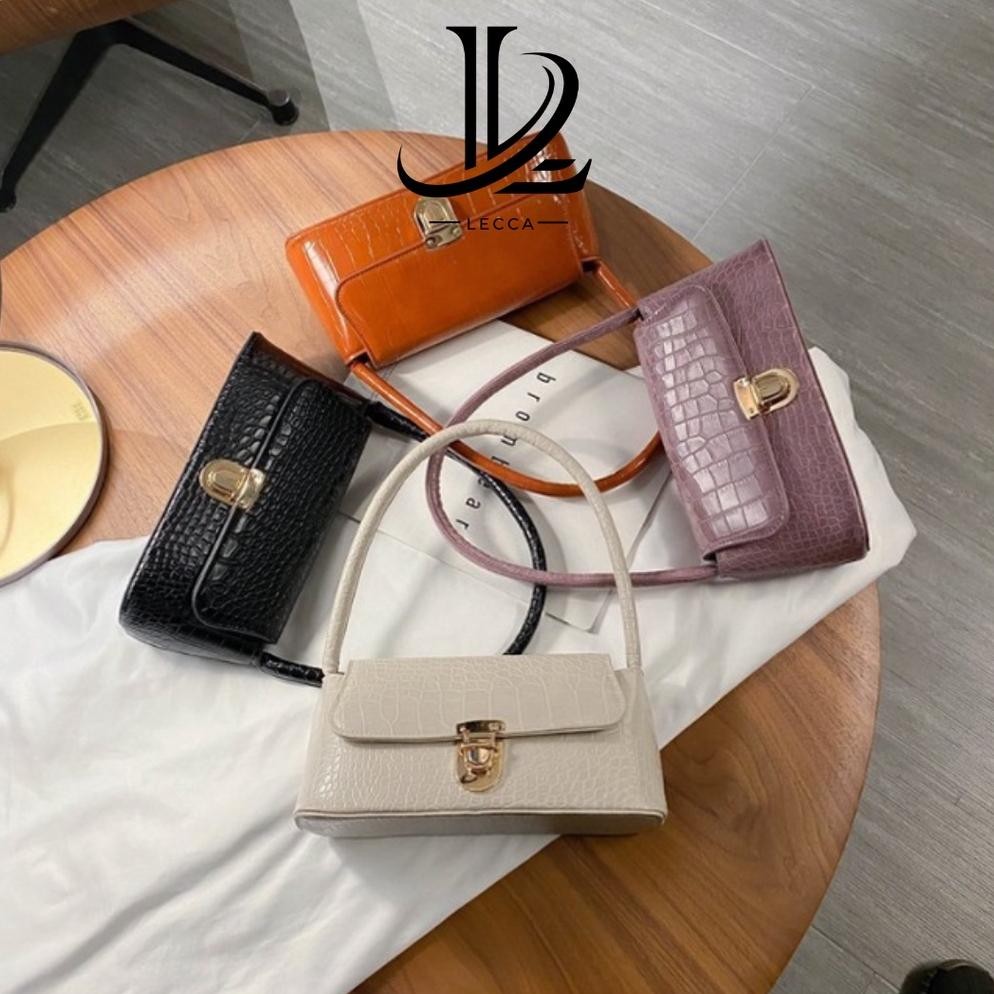 sd-67 NLD-1419 TAS SHOULDER BAG RETRO VINTAGE CROCO MINISO Viral Termurah