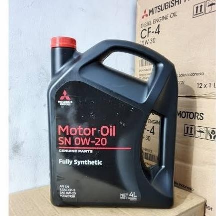 Oli Mesin Mitsubishi 0W-20 Galon 4 liter Original KTB Oli mobil
