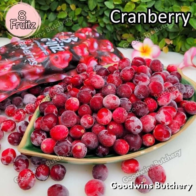 

Grosir Cranberries 8 Fruitz Imported Frozen Buah Beku Cranberry Iqf 500G