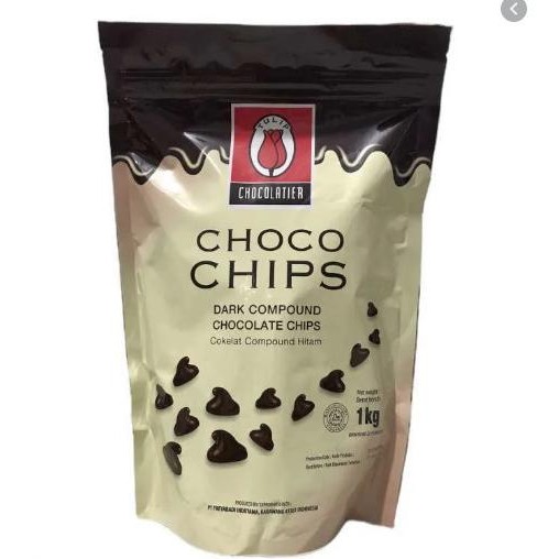 

Murah Tulip Choco Chips Dark Compound Chocochip Chocolate Chips Dark Coklat