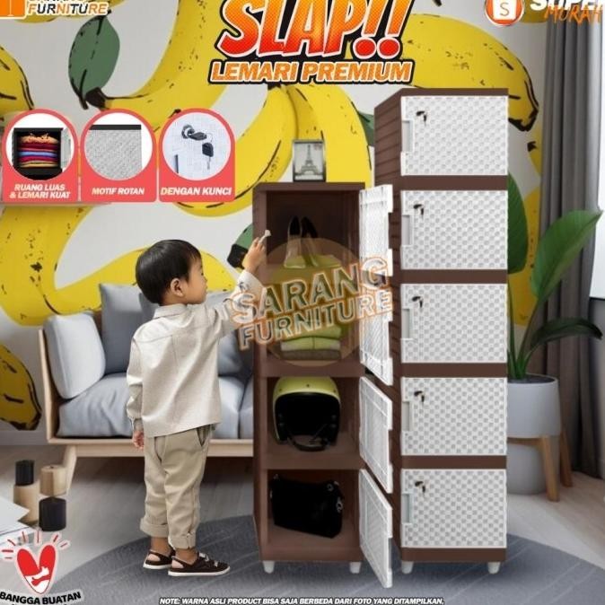 LEMARI PAKAIAN MINIMALIS KINGDOM SLAP KINGDOM SLAP SUSUN LEMARI