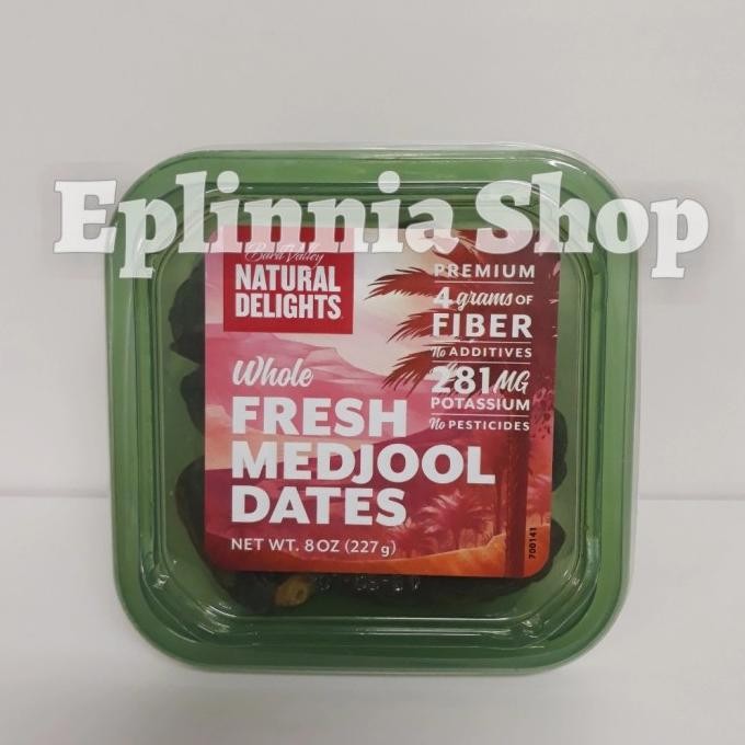 

Promo Natural Delights Whole Fresh Medjool Dates 227 Gr - Kurma Usa
