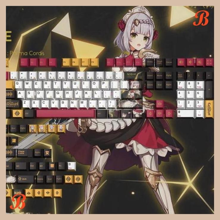 [SRP] Keycap Keycaps Genshin Impact Noele Cherry profile PBT theme