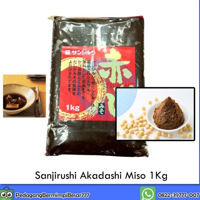 

Sale Sanjirushi Akadashi Miso 1Kg | Red Miso | Aka Miso | Miso Merah