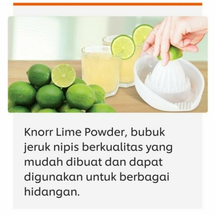 

Promo Bumbu Bubuk Jeruk Nipis Knorr Lime Powder 400Gr