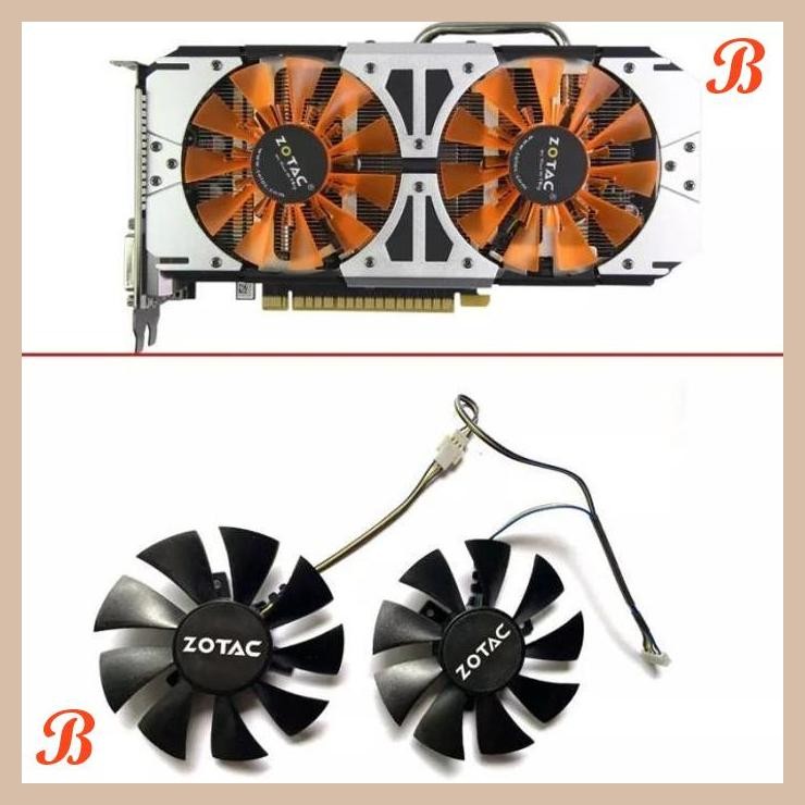 [SRP] Fan Vga ZOTAC AMP Gtx 750ti 770 970 85mm 4pin OEM diy