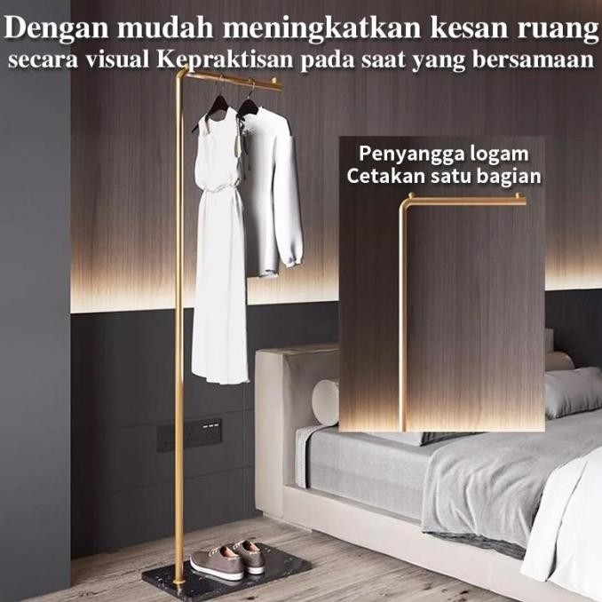 Rak Baju Gantung / Stand Hanger Besi / Rak Baju / Rak Pakaian / Minimalis