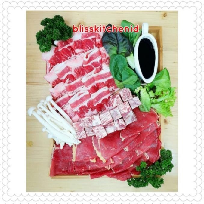

Grosir Japanese Yakiniku Set - Beef 750Gr + Sauce 250Gr For 3-4 Pax
