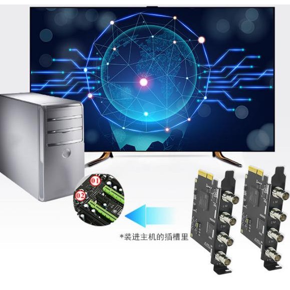 Murah VMOX CAPTURE SDI 4 INPUT 1080P Support Vmix OBS Wirecast Non COD