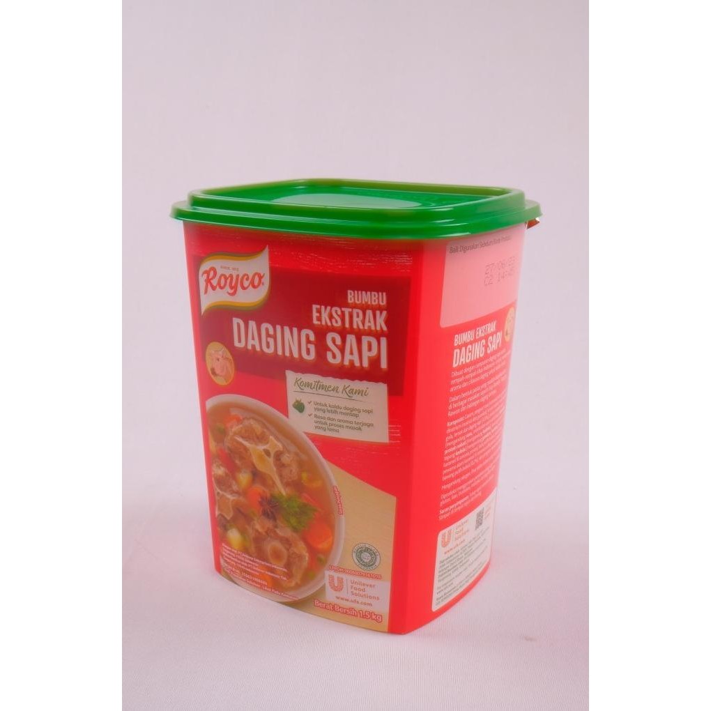 

Murah Ekstrak Daging Sapi Royco 1,5Kg / Bumbu Serbaguna / Kaldu Sapi