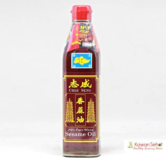 

Grosir Chee Seng 100% Pure White Sesame Oil | Minyak Wijen 375Ml