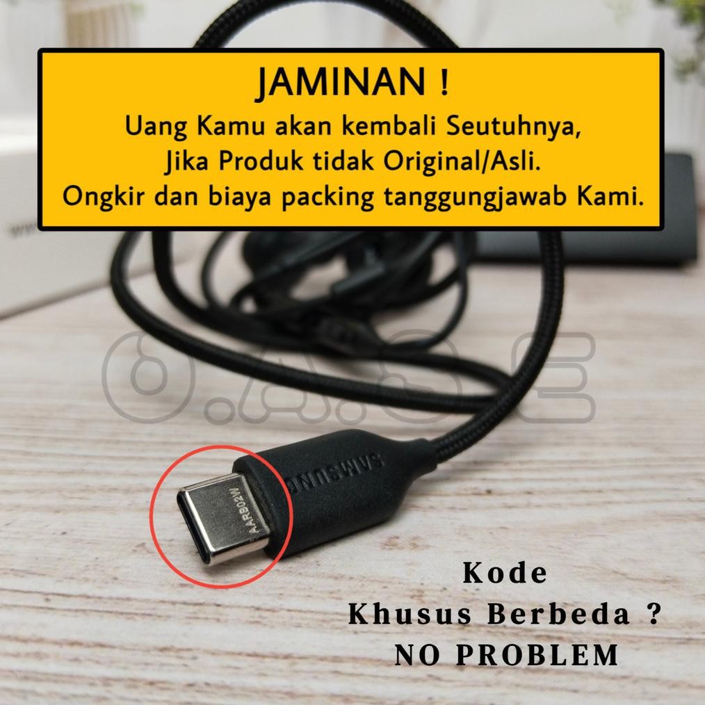 HEADSET SAMSUNG A54 5G | A55 5G EARPHONE ORI AKG TYPE C ORIGINAL