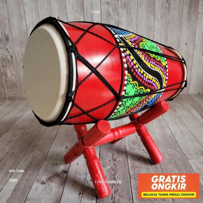 Mainan Tradisinal Anak Kendang Jawa Seni Jaranan Stock