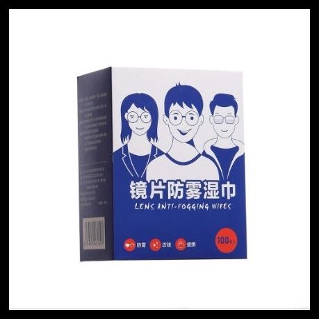 JAYAMART- (100 PCS) LAP TISU BASAH LENSA KACAMATA KAMERA KACA MONITOR TV ANTI EMBUN LENS WET TISSUE