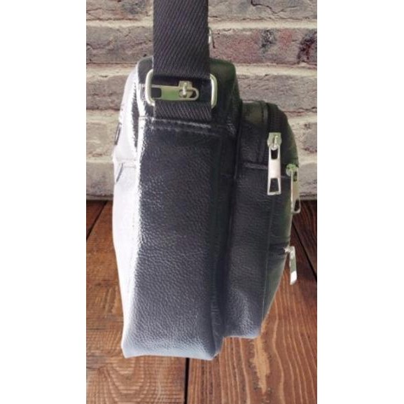 TAS KERJA TAS SELEMPANG PRIA  MODEL BANYAK SAKU POLOS